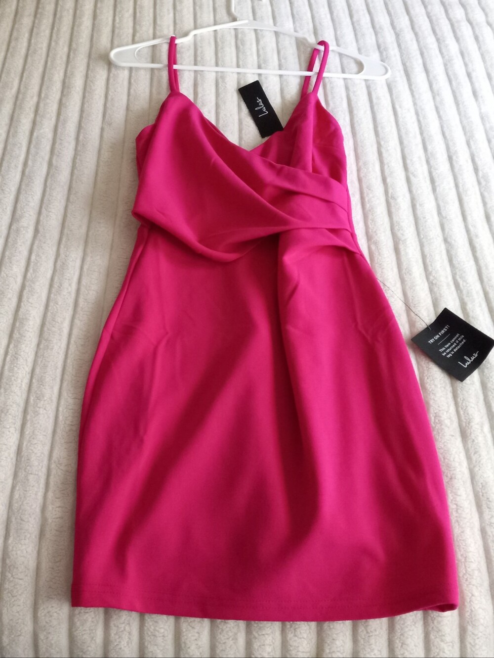 NWT Hot Pink Lulus Dress